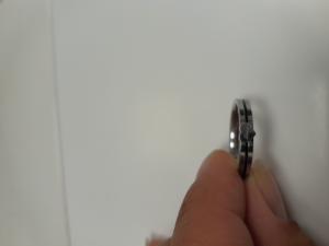 CS521/2024 RING WITH HEART AND &quot;LOVE &quot; WRITING